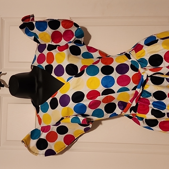 Ankara African Print Midi Dress - Picture 2 of 7